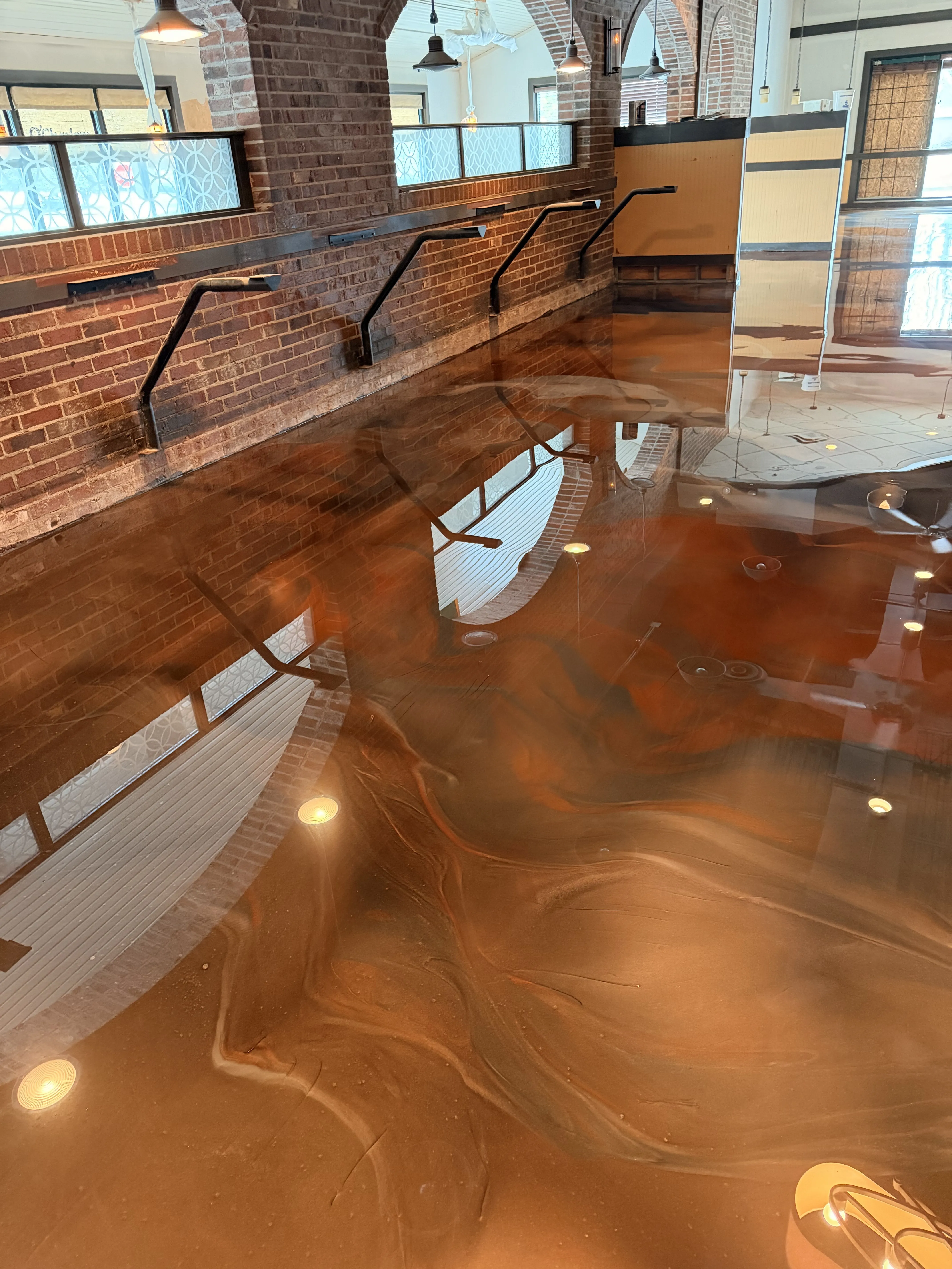 Metallic epoxy flooring by ACE Luxury Epoxy Floors